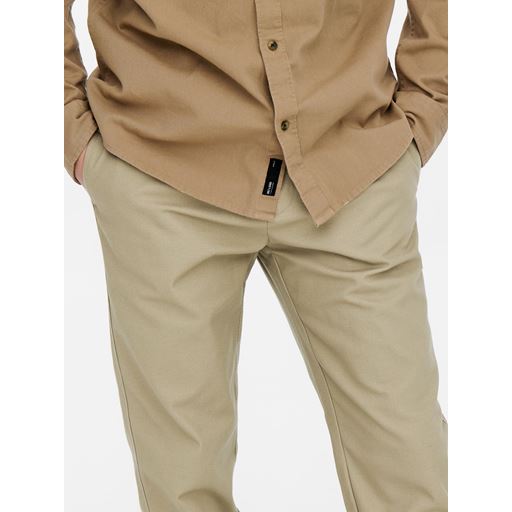 ONLY & Sons Edge Loose Bukser, Chinchilla, W29/L34