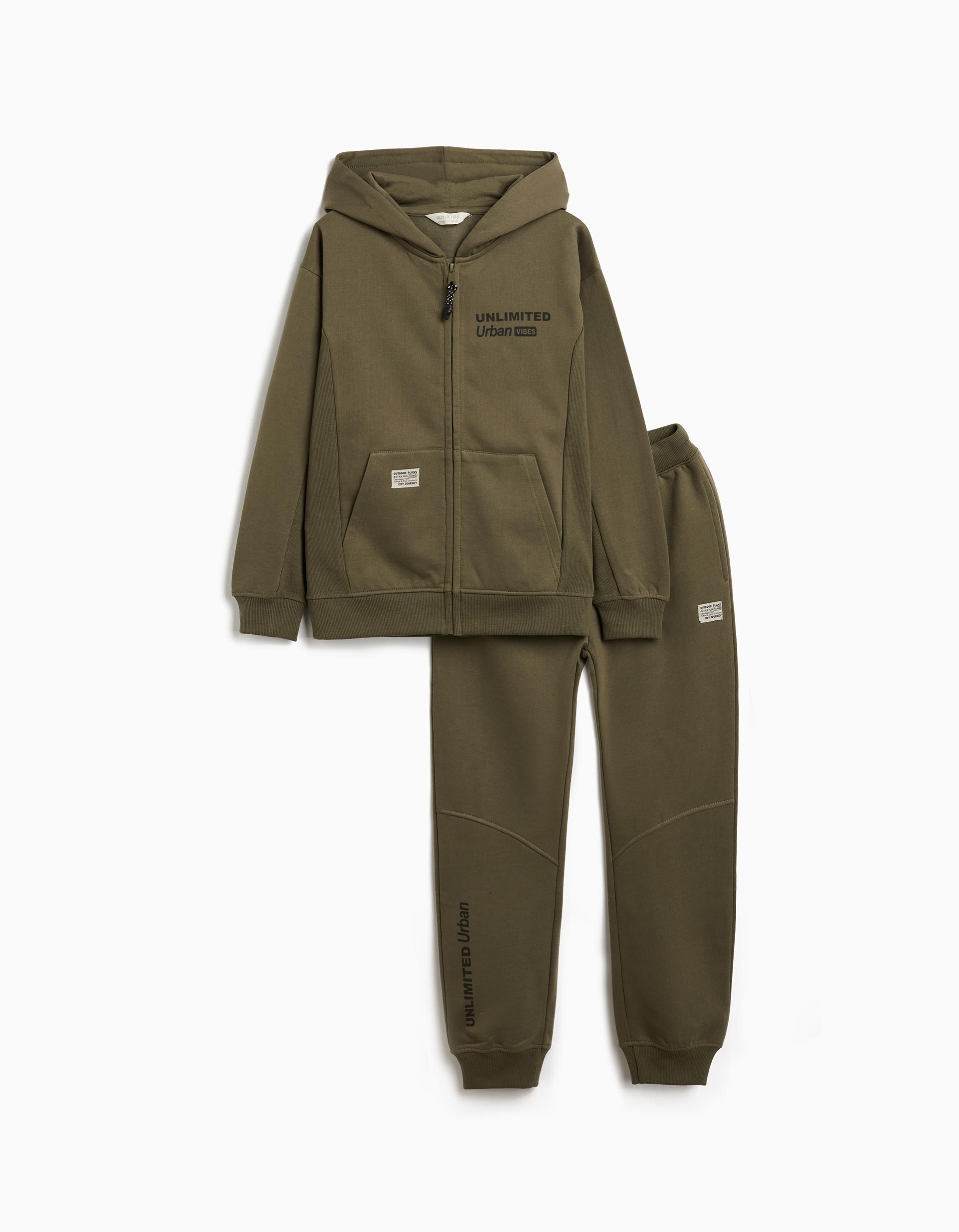 Conjunto de Jogging, Menino, Verde Escuro