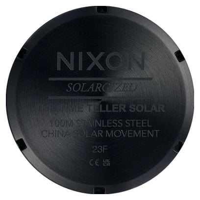 Montre Unisexe Nixon Time Teller Solar Noir/Blanc