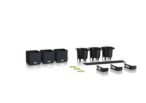 LECHUZA® CUBE Color Green Wall Home Kit, ca.