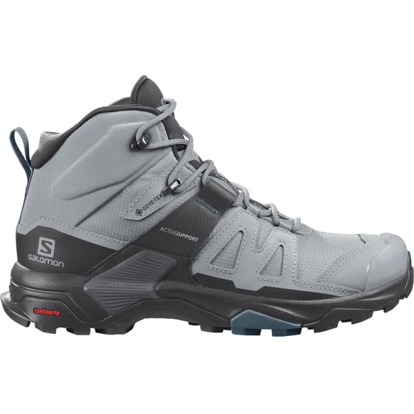 Chaussure de randonnée mid SALOMON X ULTRA 4 MID GORE-TEX W QUARRY BLACK LEGION BLUE