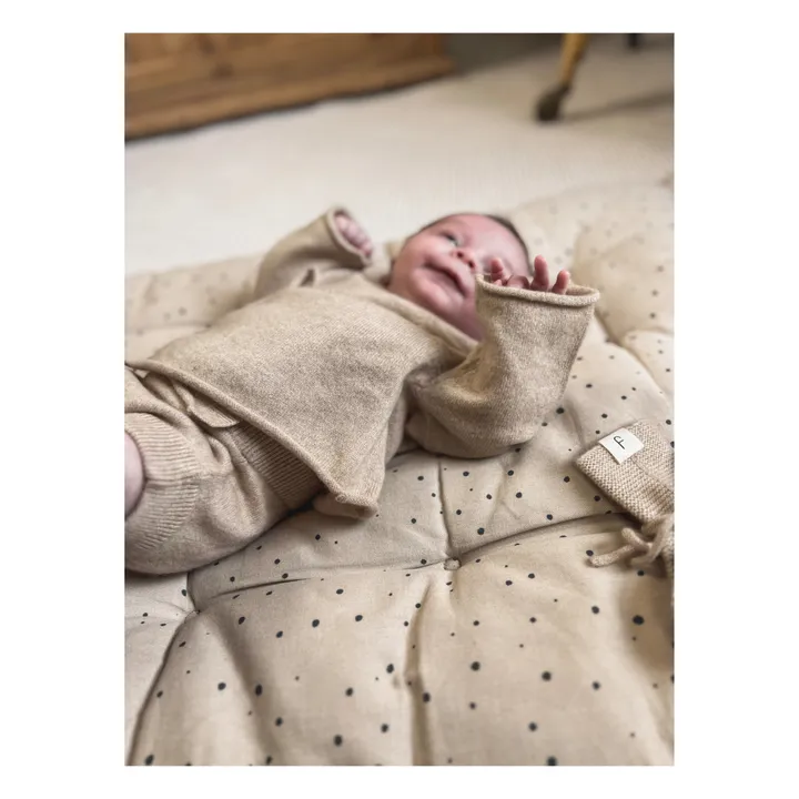 My Little Freckle Set Bloomer + Cardigan Cache-Cœur Cachemire Bio | Beige