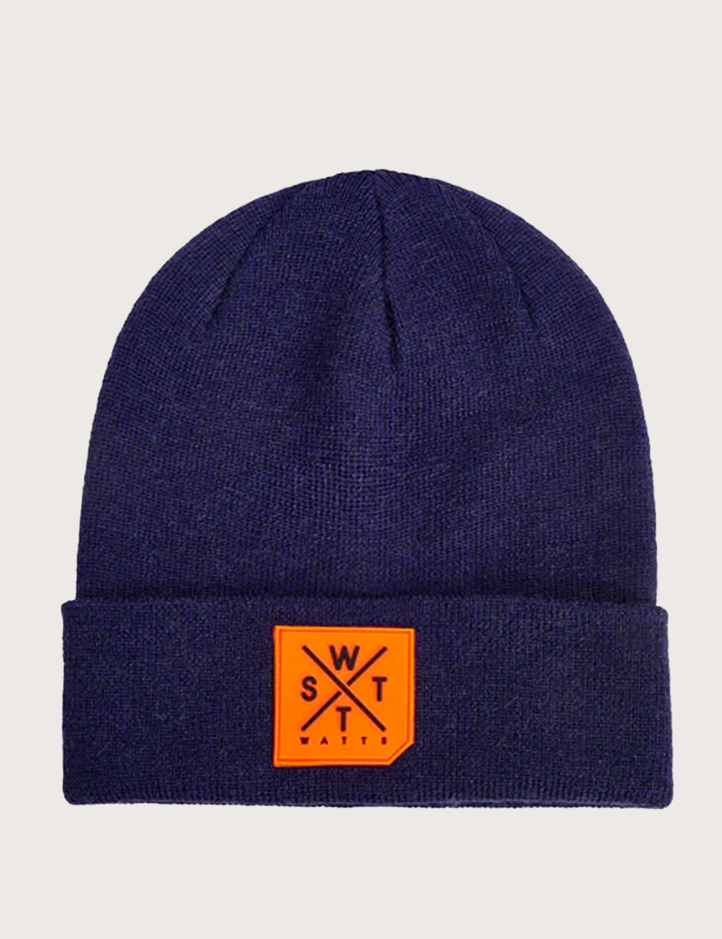 WATTS BONNET DETROIT À REVERS BLEU