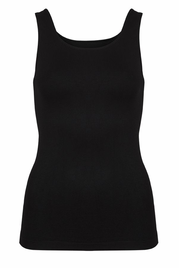 Seamless singlet med brede stropper