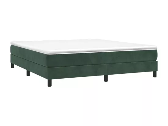 Sommier à lattes de lit Vert foncé 180x200 cm Velours