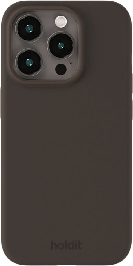 HoldIt Silicone Case iPhone 15 ProMax Mørkebrun