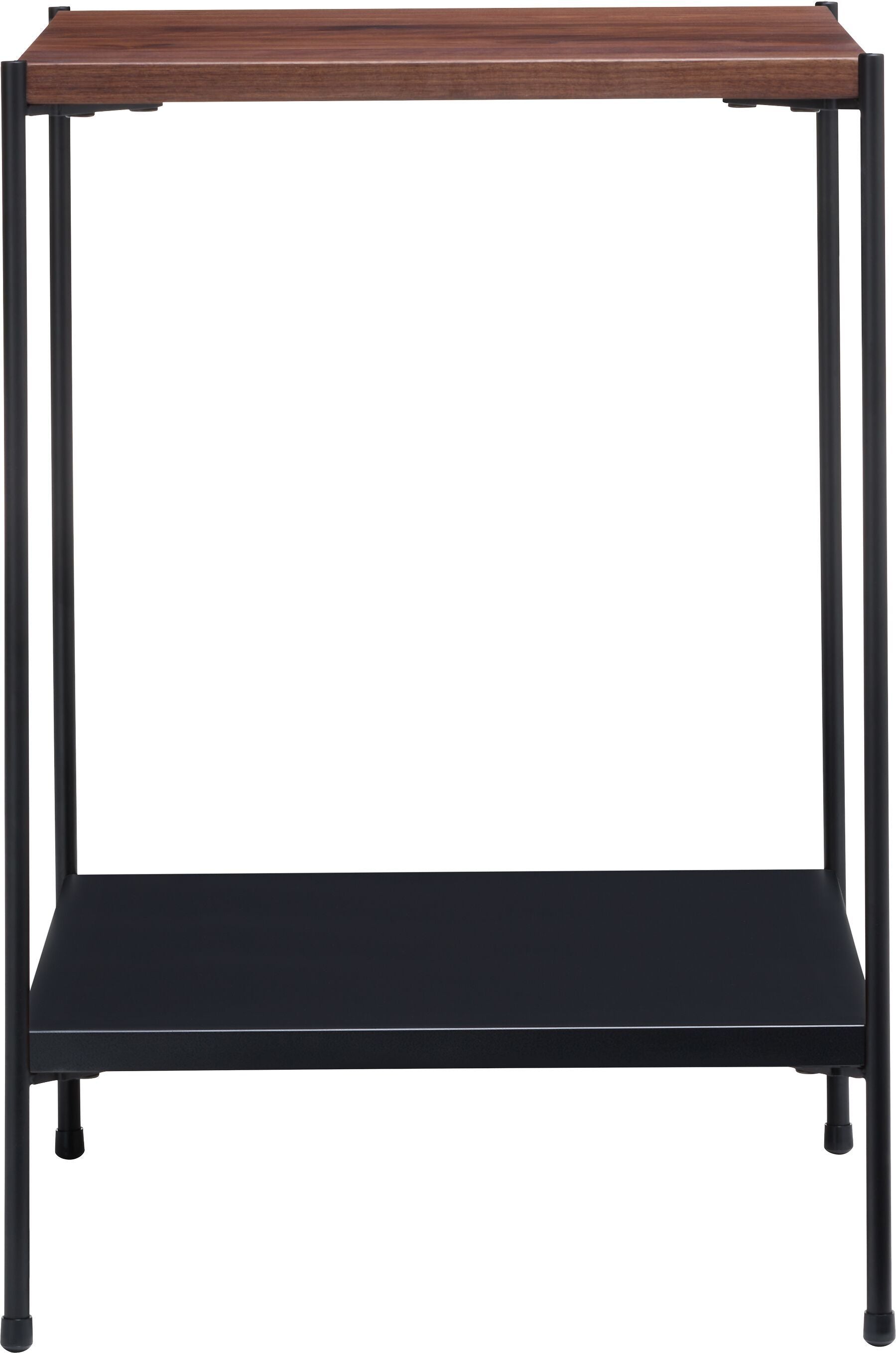 MALA Nachttisch - Nussbaum / B: 40.0 cm x T: 40.0 cm x H: 59.0 cm