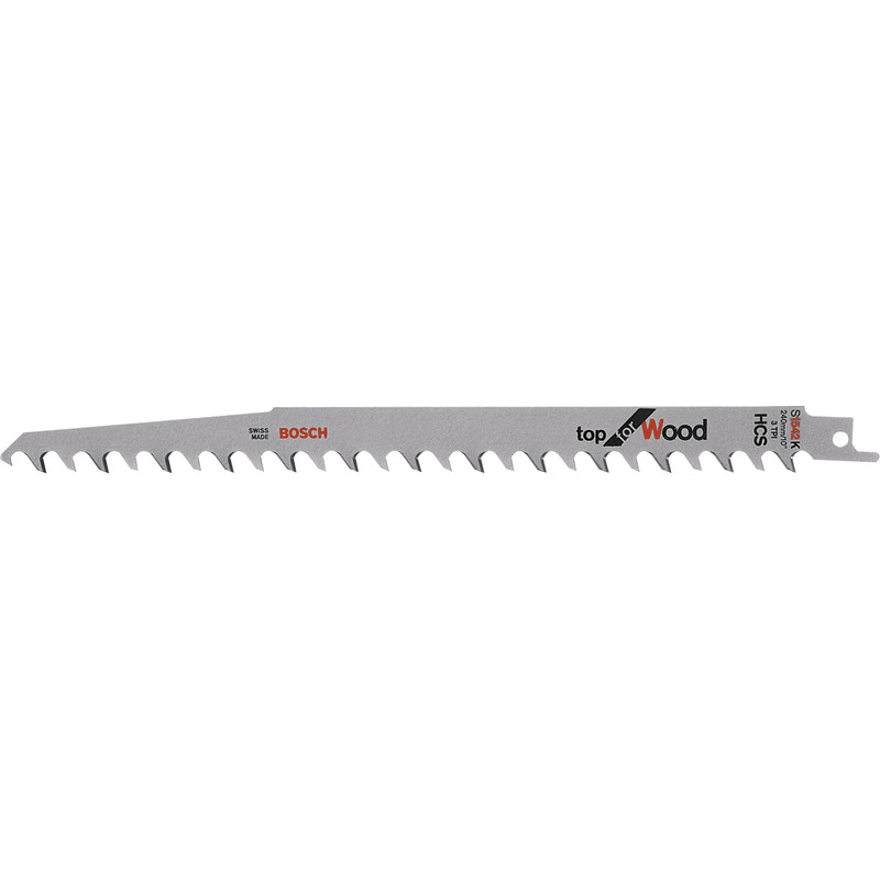 Bosch reciprozaagbladen S1542K hout 240mm
