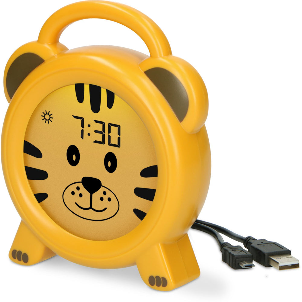 Køb Alecto Søvntræner Ur med Lampe & Alarm - Tiger