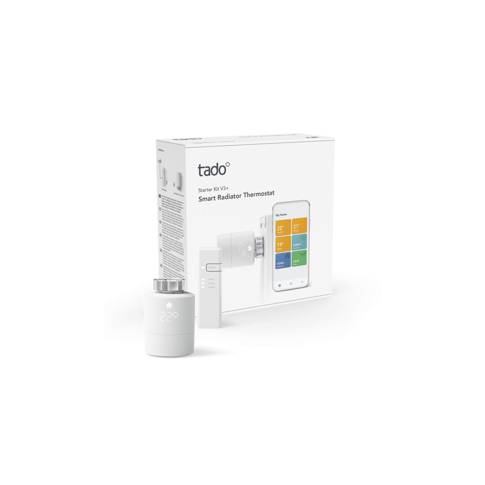 Tado - Smart Radiator Thermostat Starter Kit & 4 Thermostats - Bundle