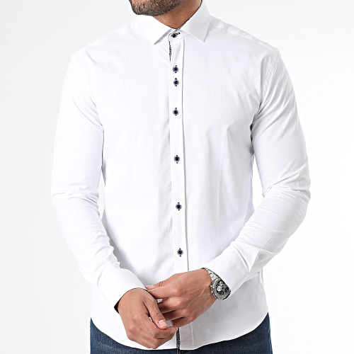 Chemise Manches Longues Blanc