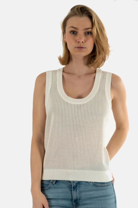 Debardeurs freeman t. porter dulcia pointelle co27 f788 off white