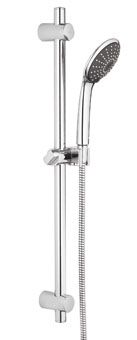 Grohe glijstangset met handd. 1 stand met spraydimmer   doucheslang 175cm   glijstang chroom