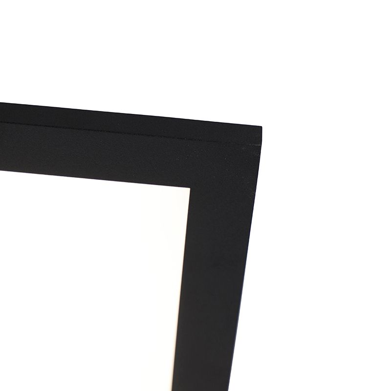 LED paneel zwart 80 cm incl. LED met afstandsbediening - Live