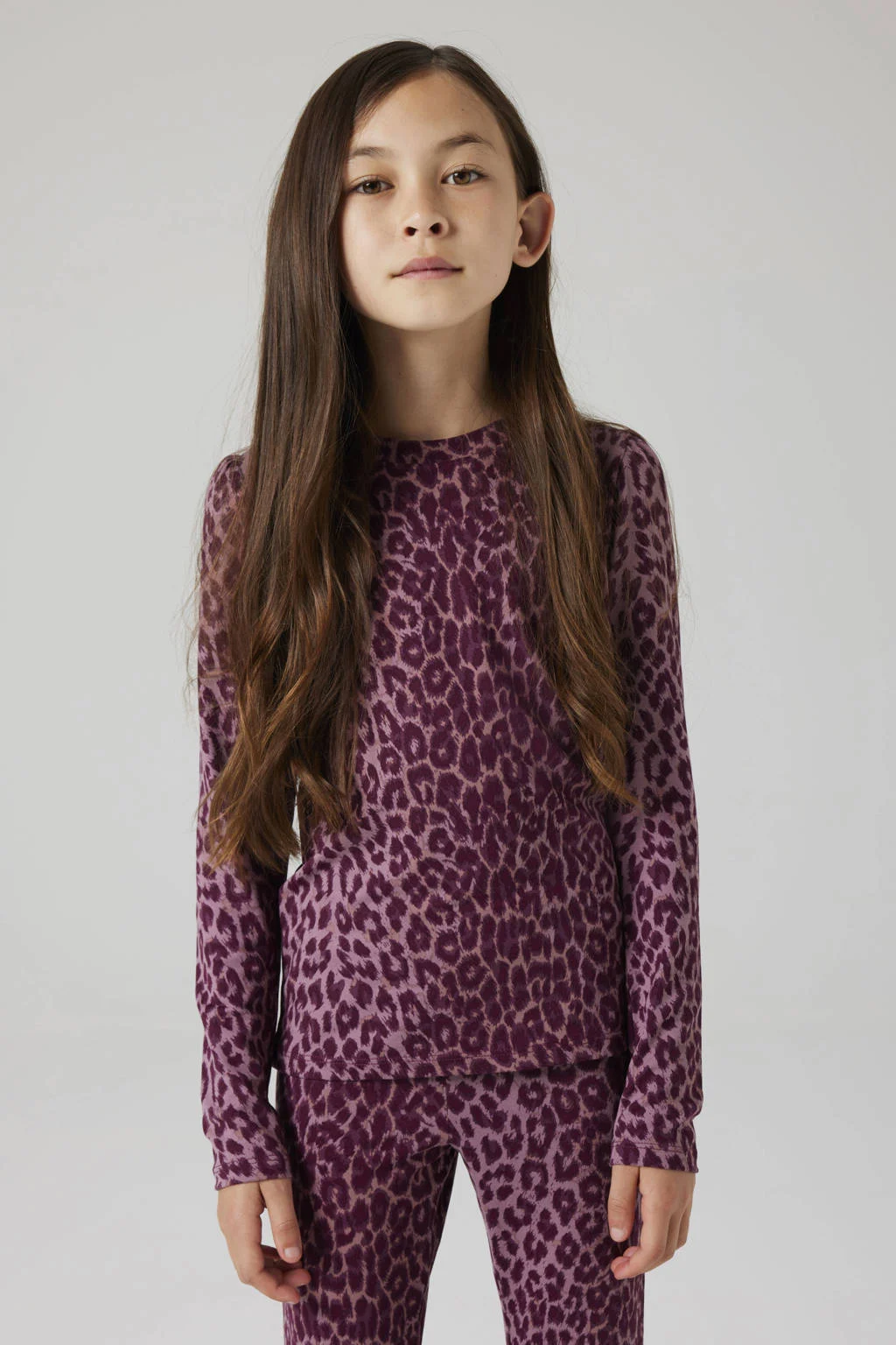 NAME IT KIDS longsleeve donkerrood
