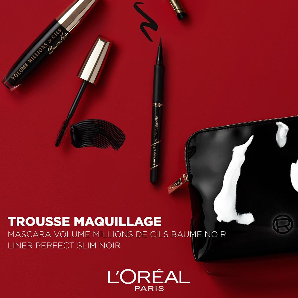 Trousse Femme Cadeau - Mascara Volume    Eyeliner Perfect Slim Noir