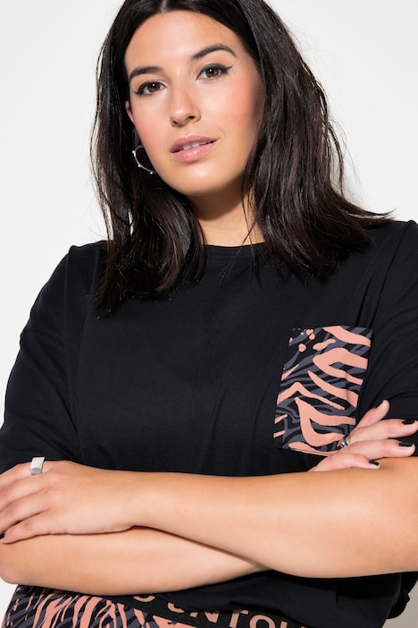 Schlafanzug, Zweiteiler, Animal-Print