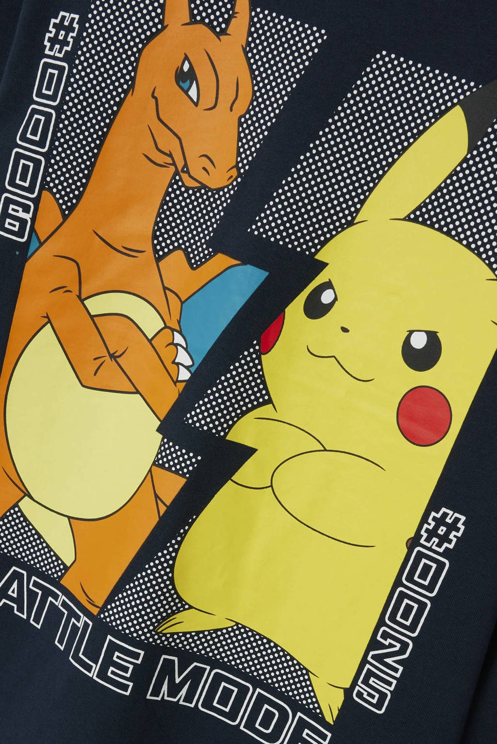 NAME IT Pokemon longsleeve met printopdruk donkerblauw