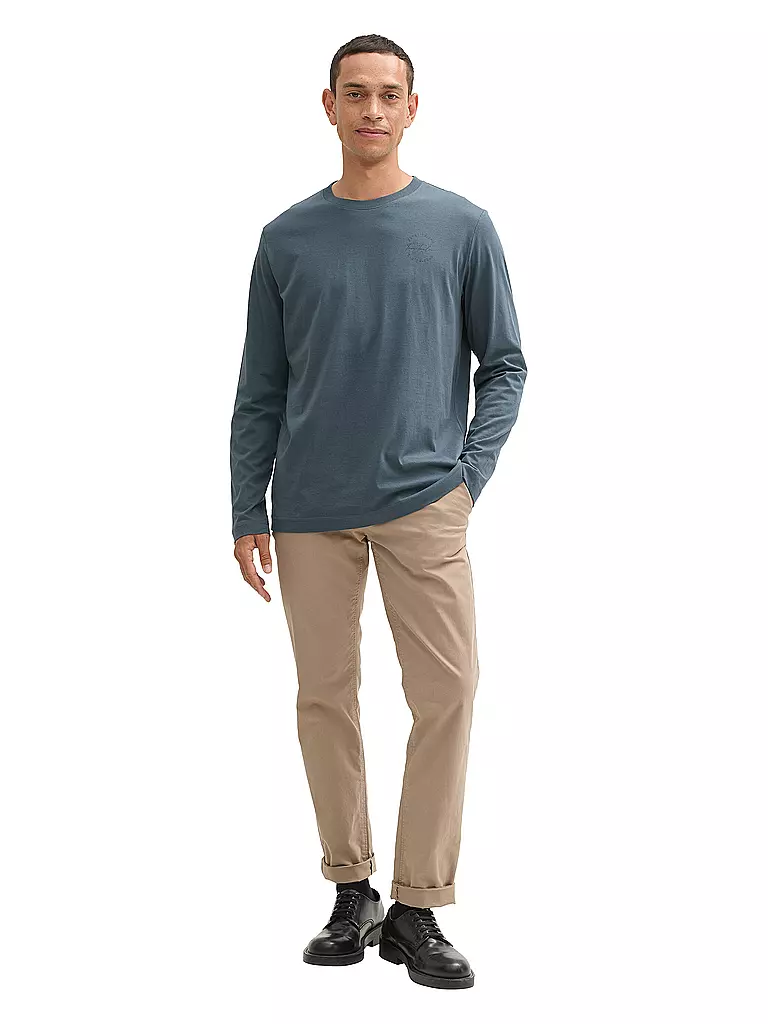 TOM TAILOR Langarmshirt blau