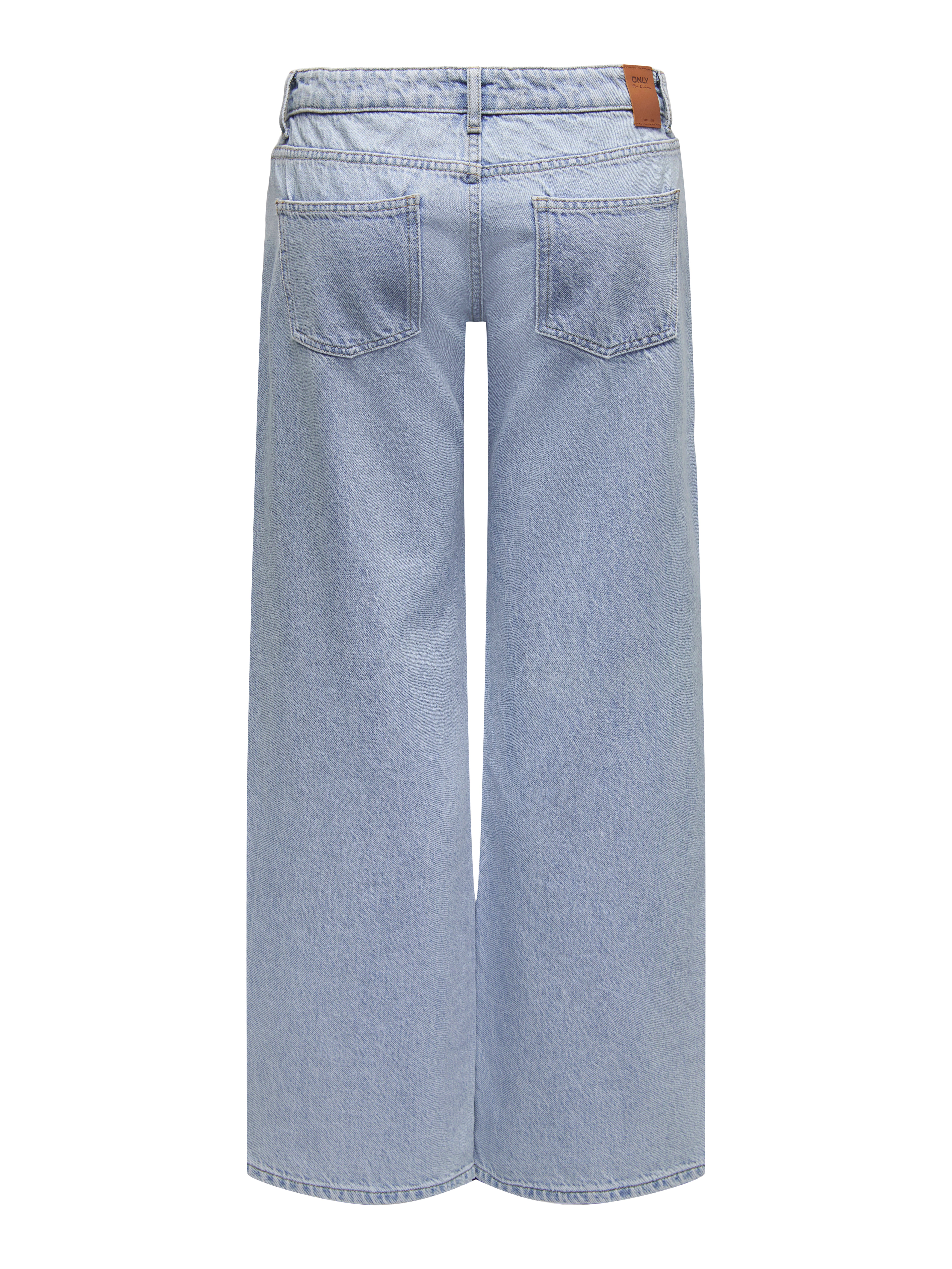 ONLKANE Niedrige Taille Weiter Beinschnitt Jeans Light Blue Denim