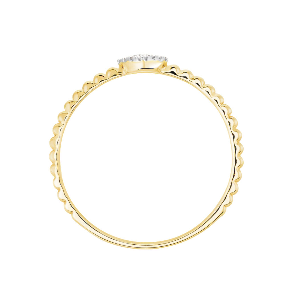 Bague Hanadi Or Jaune Diamant