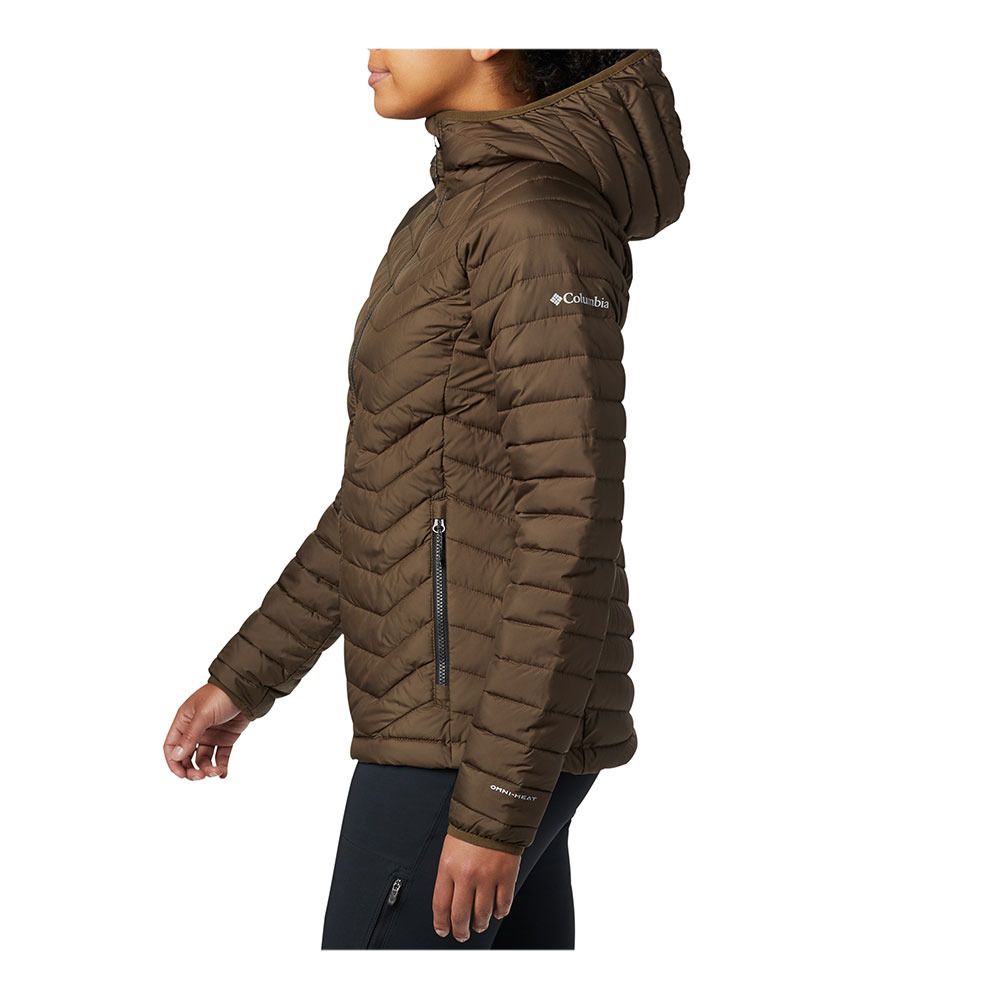 Columbia EU POWDER LITE - Doudoune Femme olive green