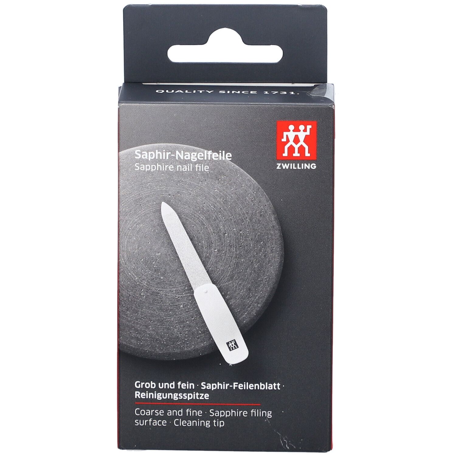 ZWILLING Saphir-Nagelfeile 9 cm ergonomisch