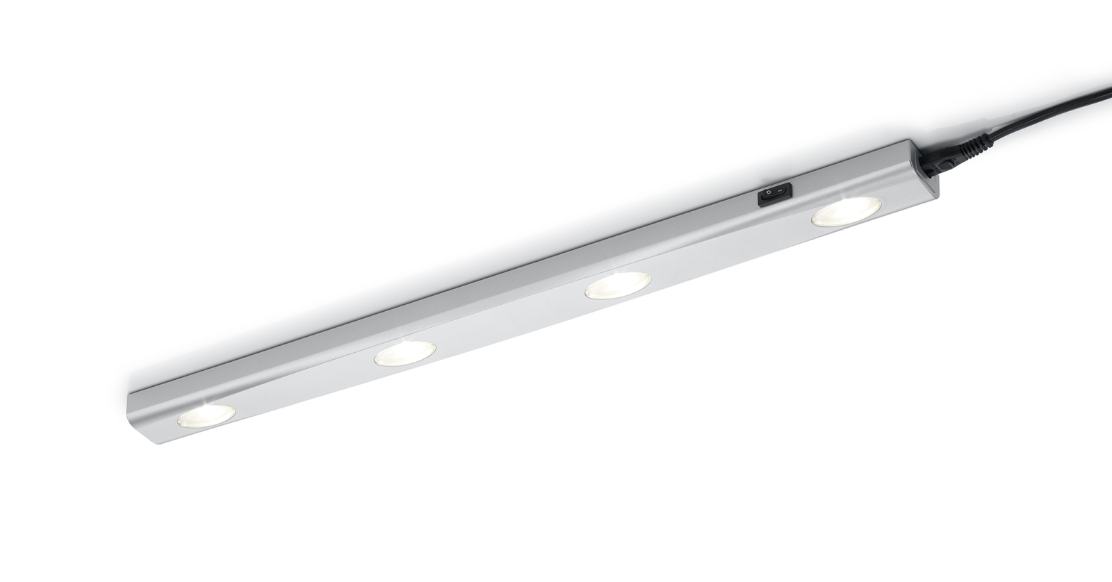 LED-Unterbauleuchte - titanfarbig - 4-flammig - 1 Watt - warmweiß