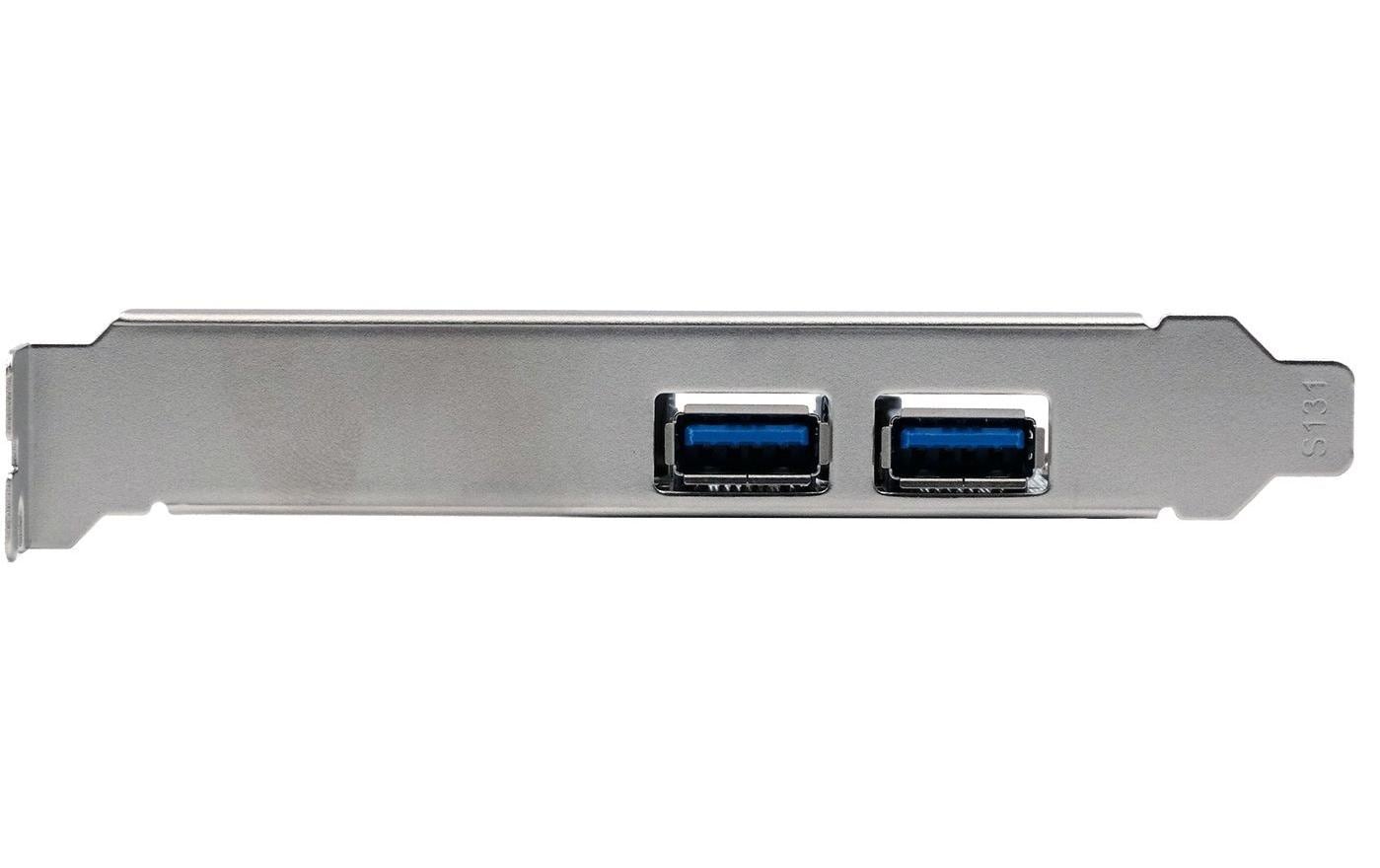 PCI-Express-Karte EX-11192PCIe-Schnittstellenkarte mit zwei USB-3.0 Anschlüssen