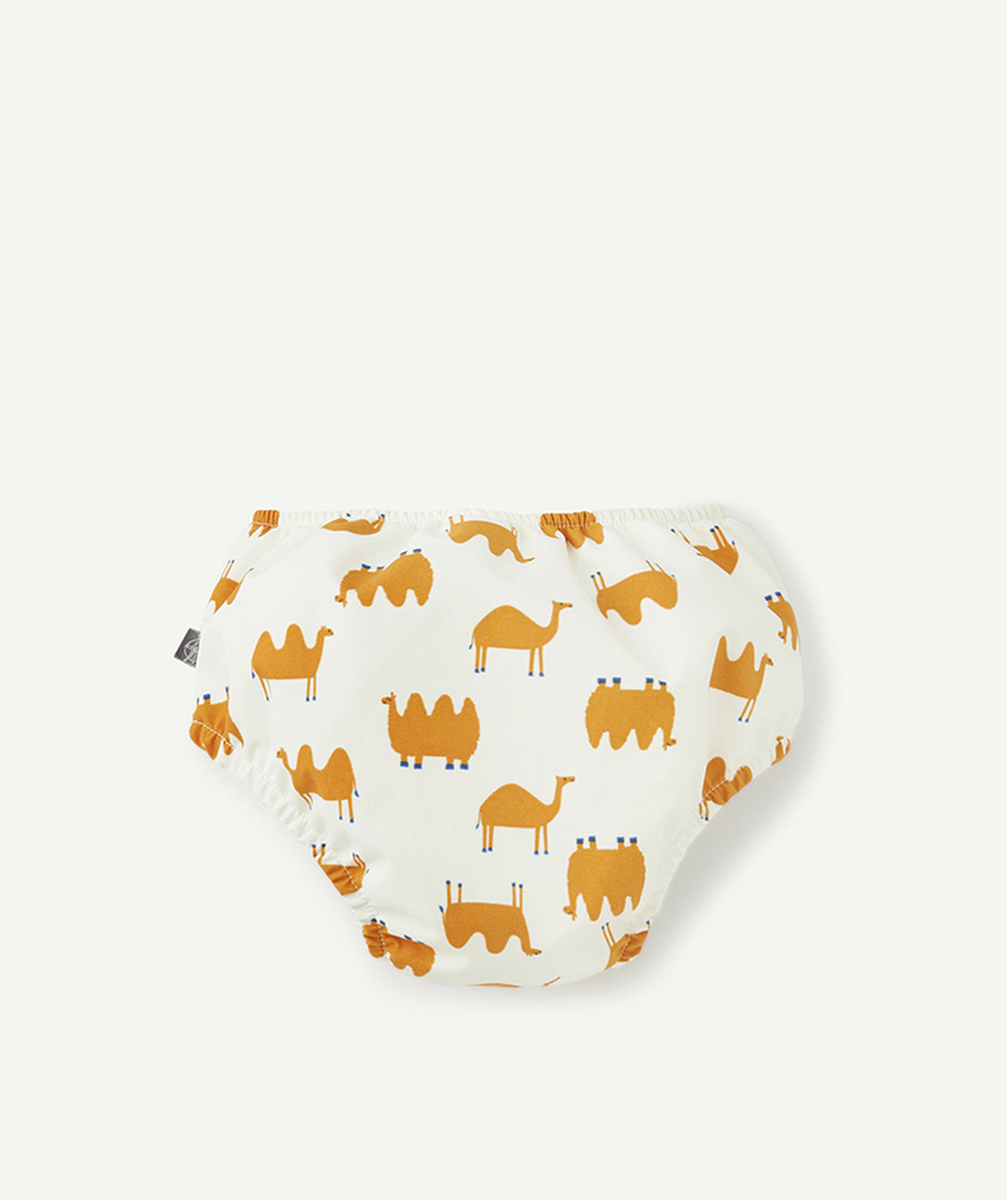 LASSIGMAILLOT DE BAIN COUCHE RÉUTILISABLE MIXTE BLANC AVEC IMPRIMÉ ANIMAUX