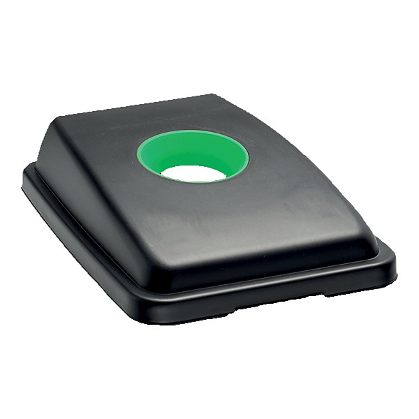 RAJA Couvercle pour poubelle de tri 60 L - Vert