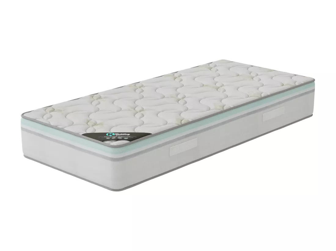Ensemble matelas AloeVera + sommier 90x190 hauteur 27cm