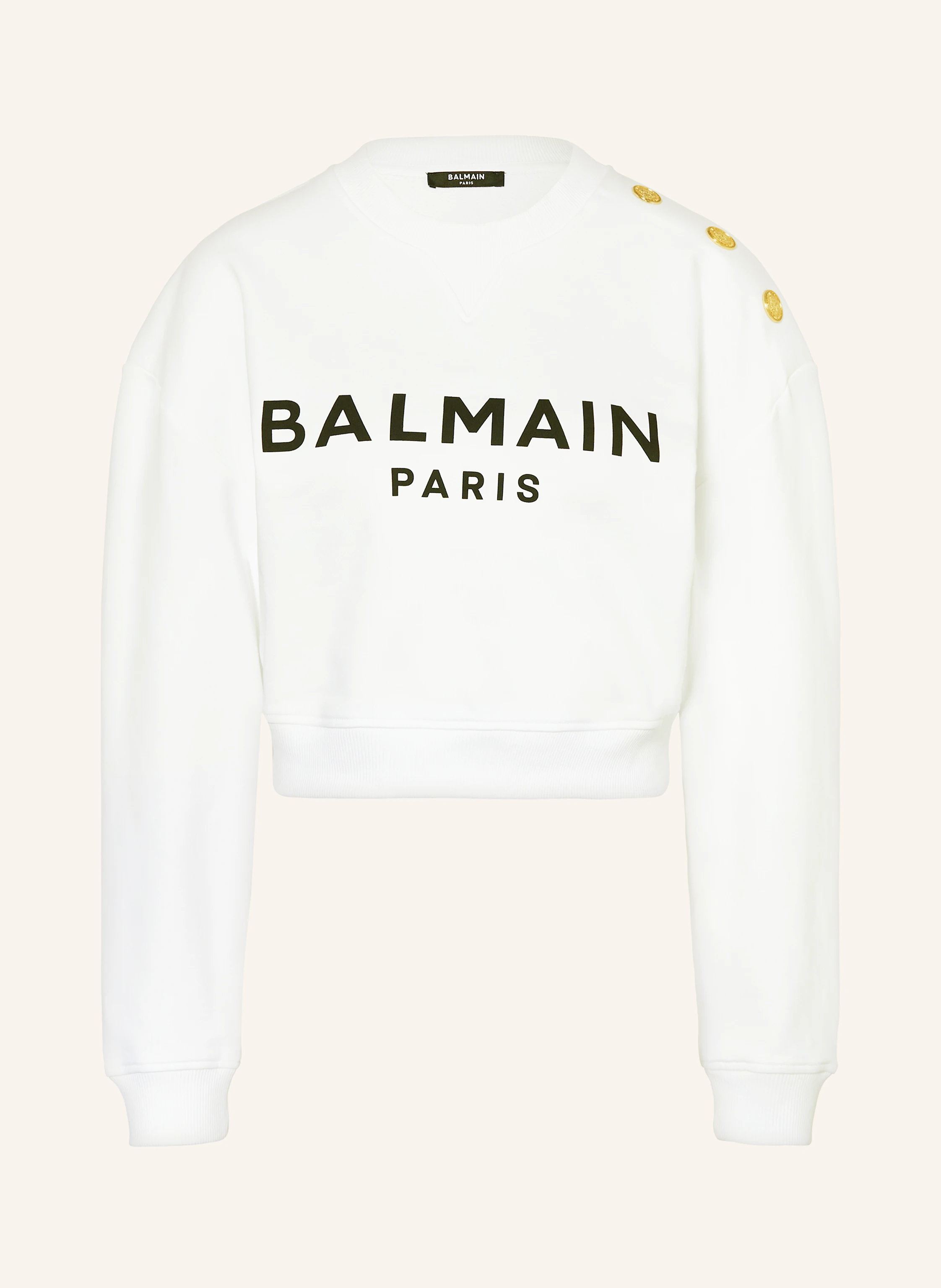 BALMAIN Cropped-Sweatshirt