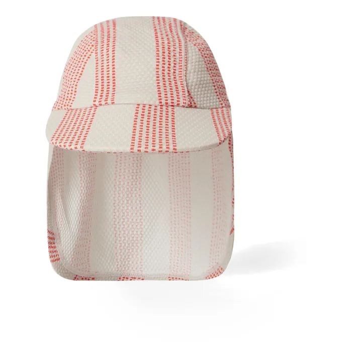 garbo&friends Casquette Anti-UV Rayée | Rose