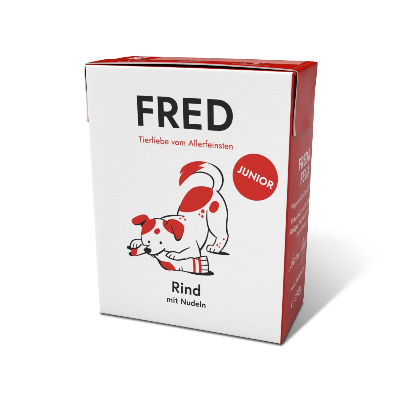 Fred & Felia FRED 10x390g JUNIOR Rind mit Nudeln