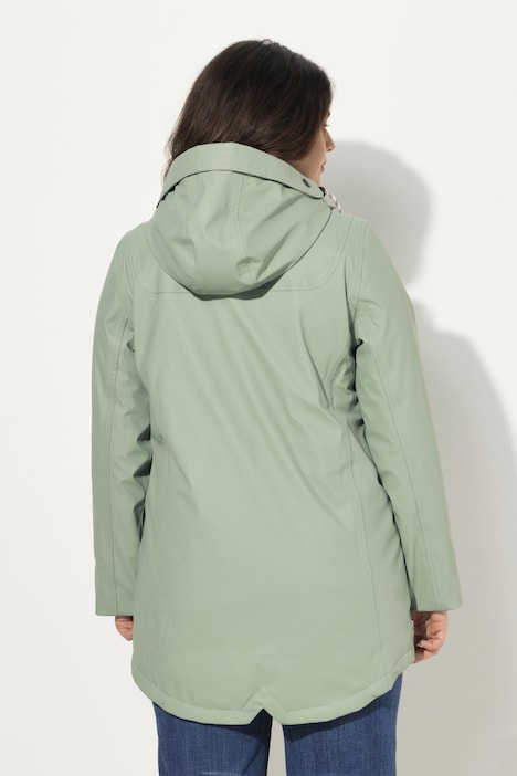 HYPRAR Regenjacke, mit wasserdichter Funktion, Knebelknöpfe, Kapuze