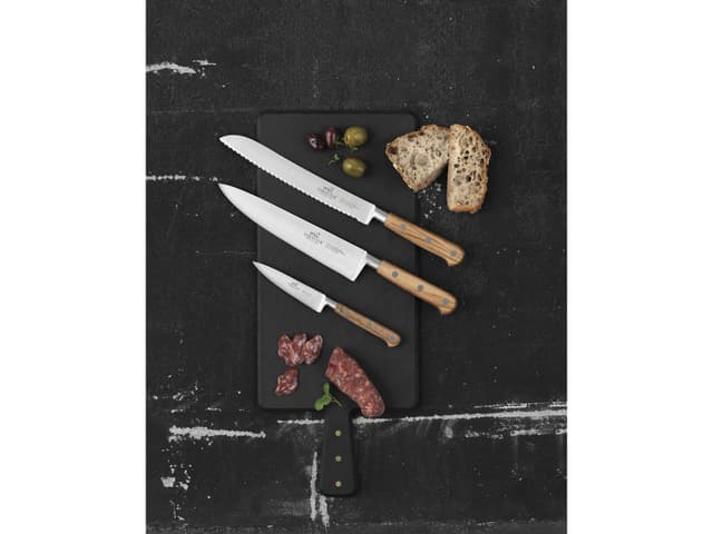Lion Sabatier Kokkekniv Steel/Olive wood