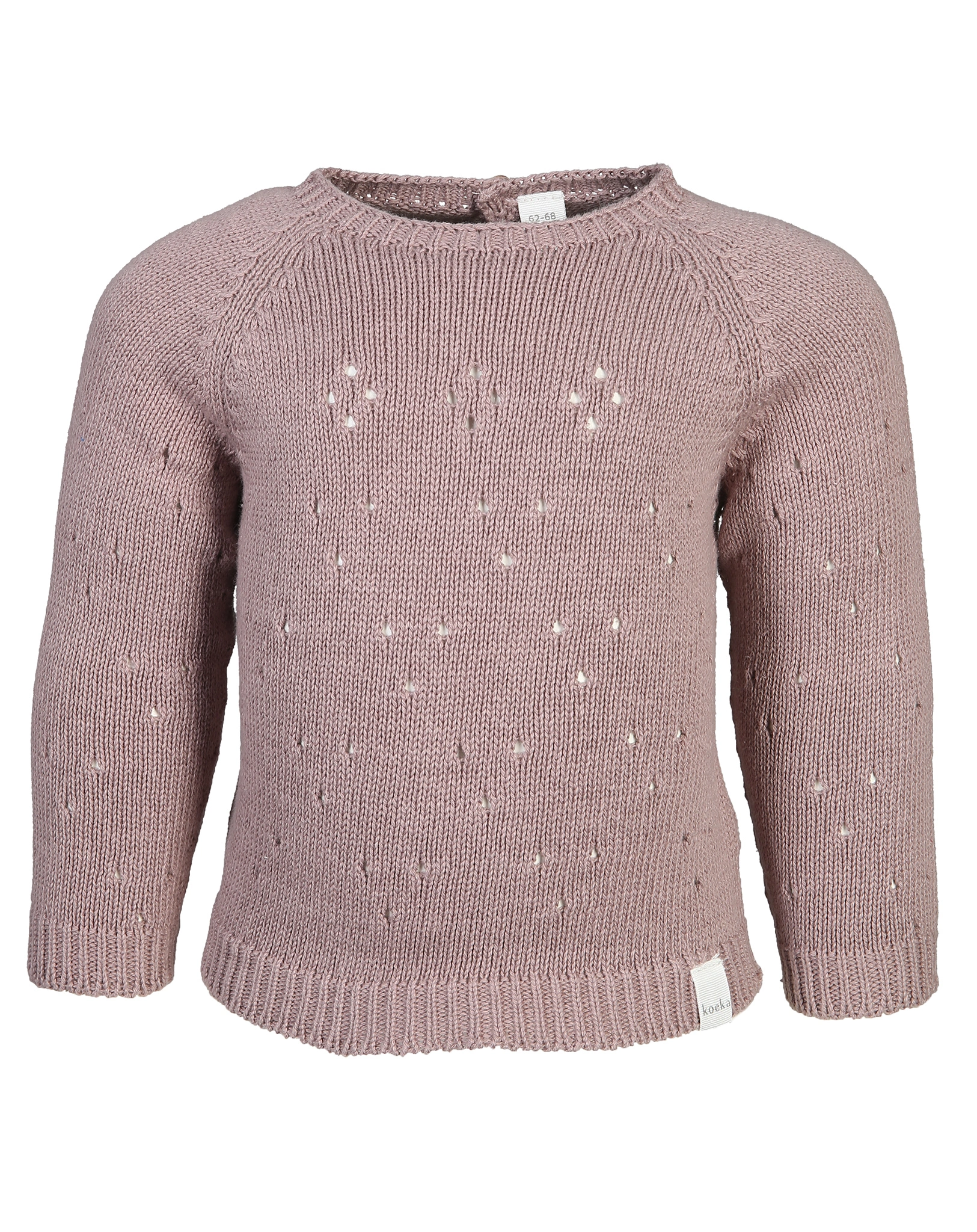 Baby-Strickpullover AJOUR DINAN in mauve
