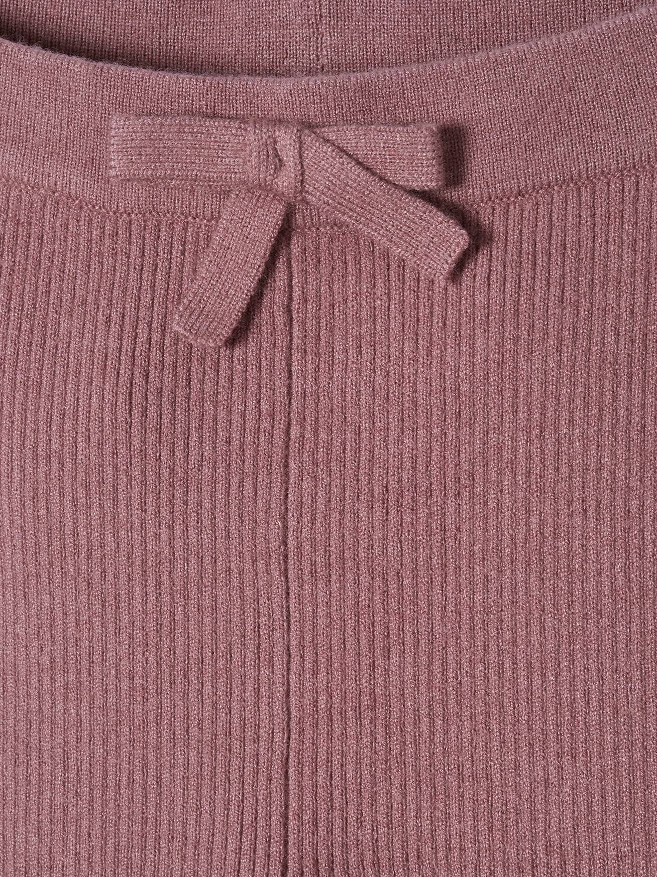 leggings de tricô, lisas, cinza escuro, para menina