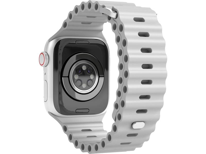 Vonmählen Wave Band Apple Watch 42/44/45/49 mm Light Gray Armband für Apple Watch 42/44/45/49 mm