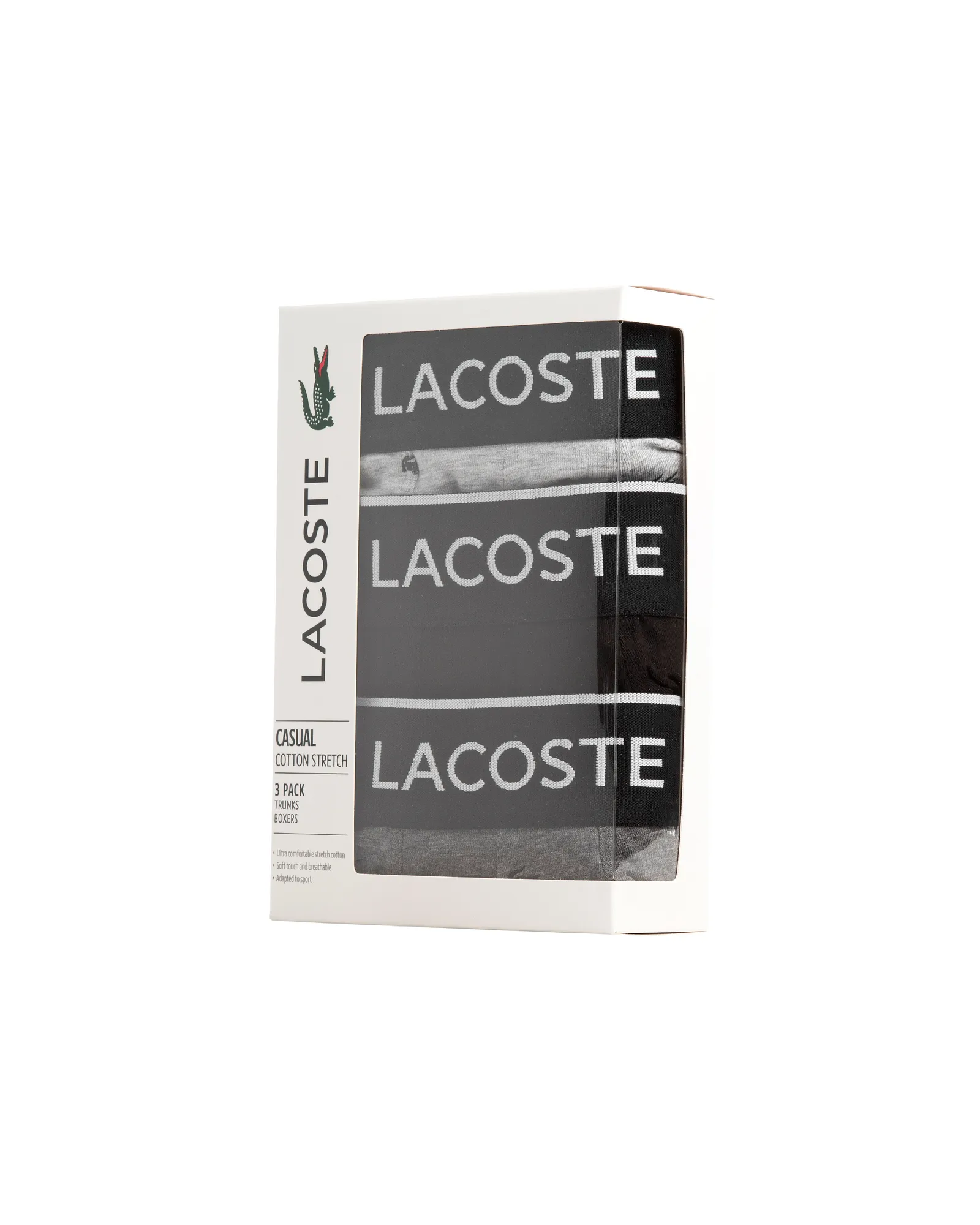 Lacoste STRETCH COTTON BOXER 3-PACK