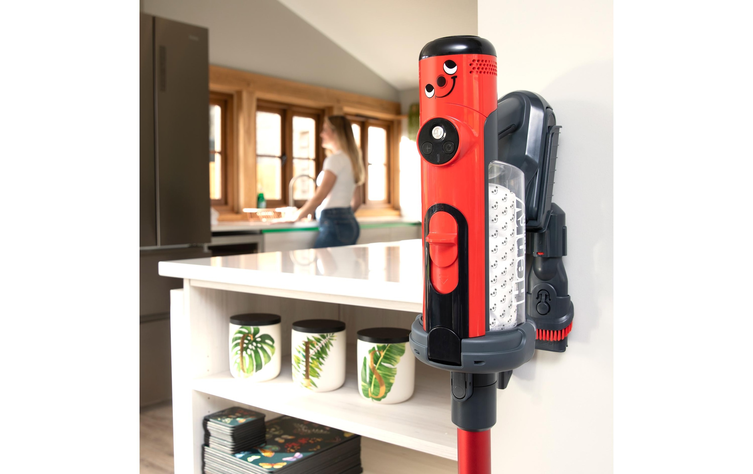 Numatic Akku-Hand-und Stielstaubsauger »Numatic HenryQuick rot«