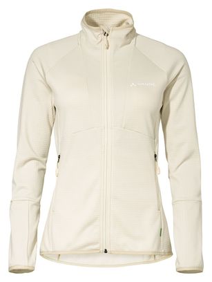 Veste Polaire Femme Vaude Monviso Blanc Ecru