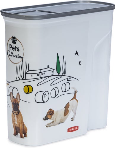 Curver voerton hond wit 6 L