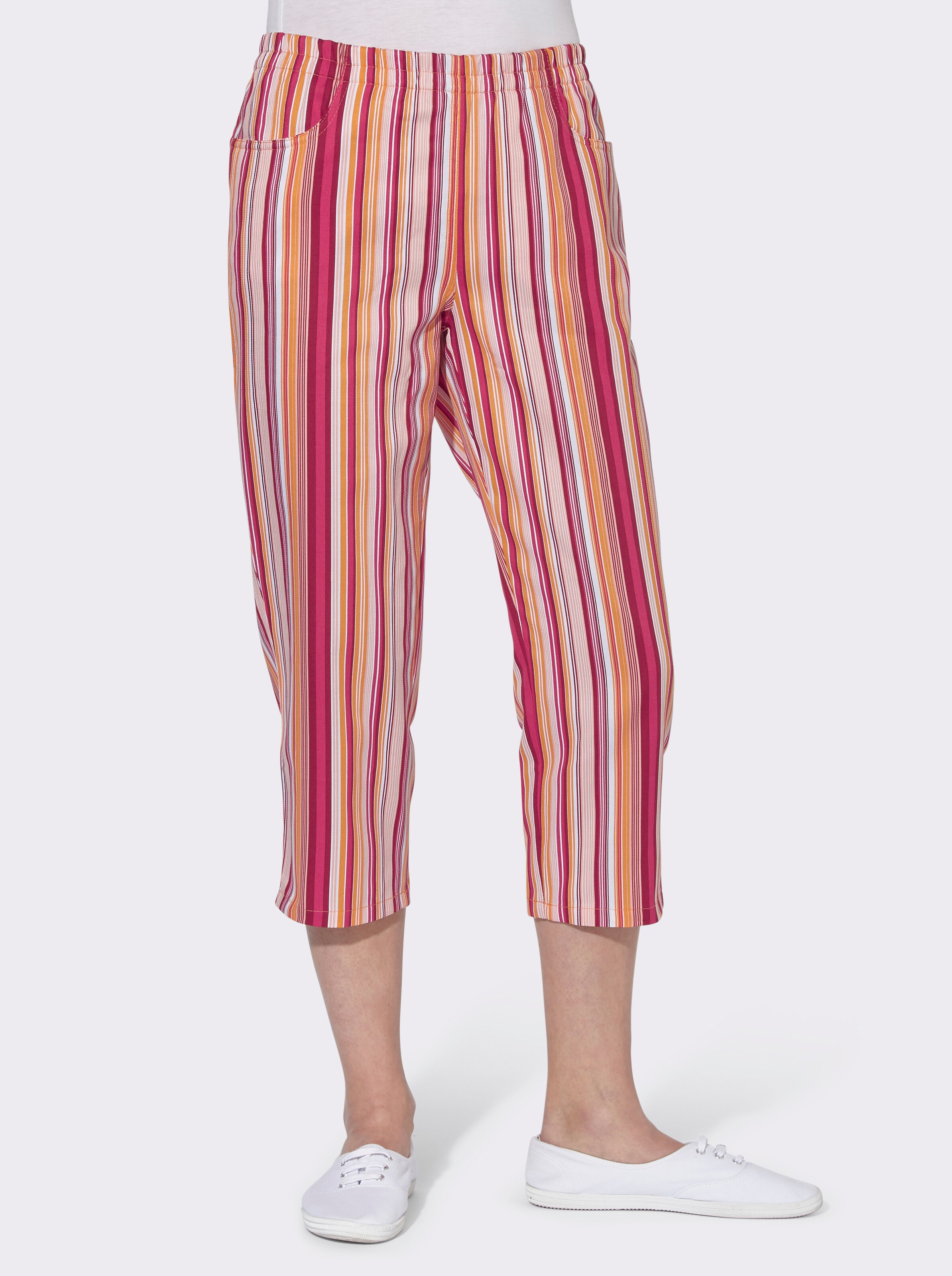 Caprihose aus reiner Baumwolle