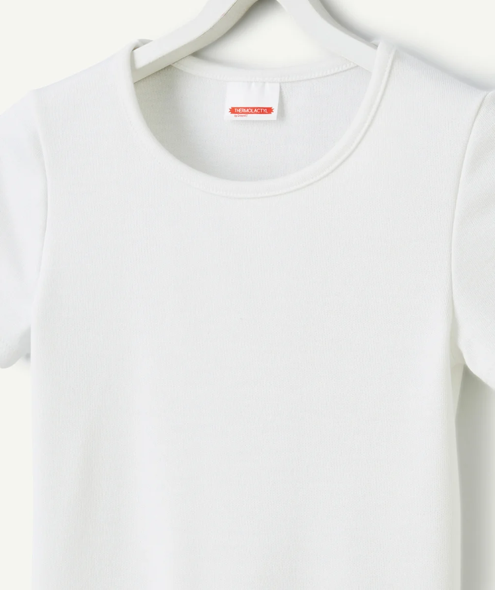 DAMARTT-SHIRT MANCHES COURTES MAILLE INTERLOCK THERMOLACTYL BLANC