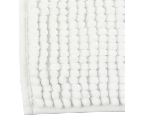 MSV CHENILLE badmat 80 x 50 cm wit