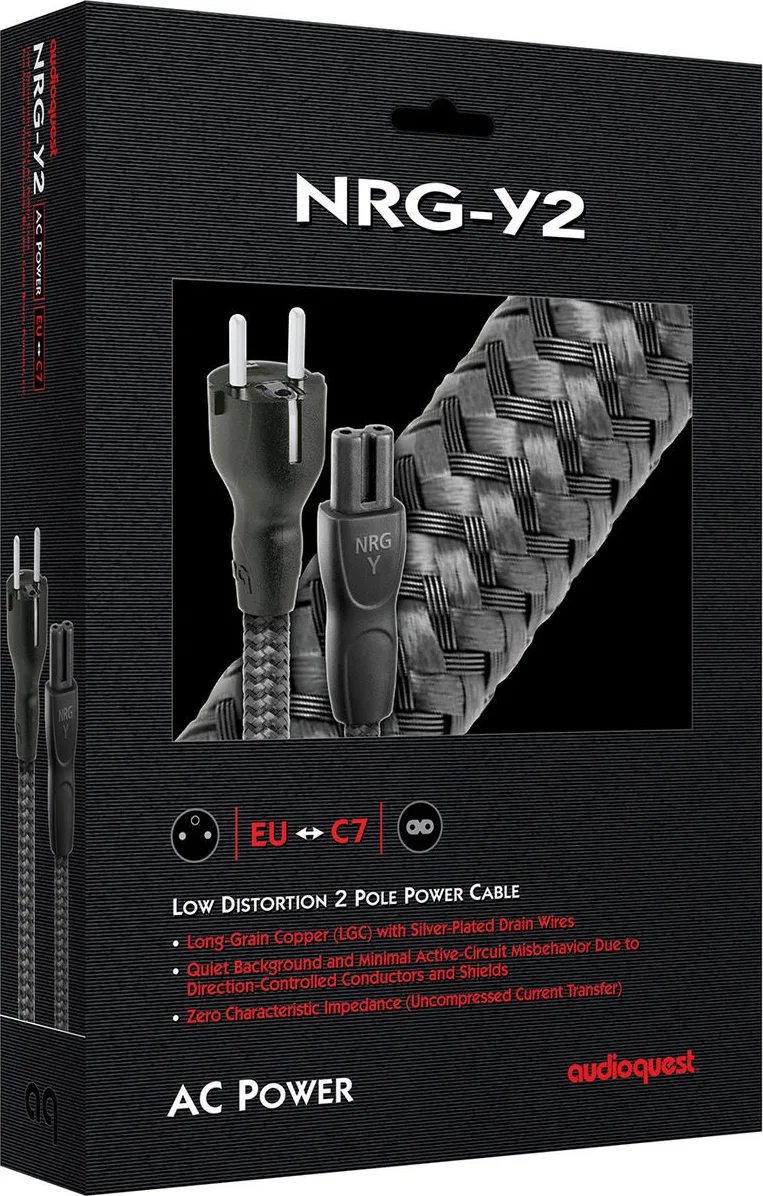 Audioquest NRG-Y2 (3 m) Câbles d'alimentation secteur