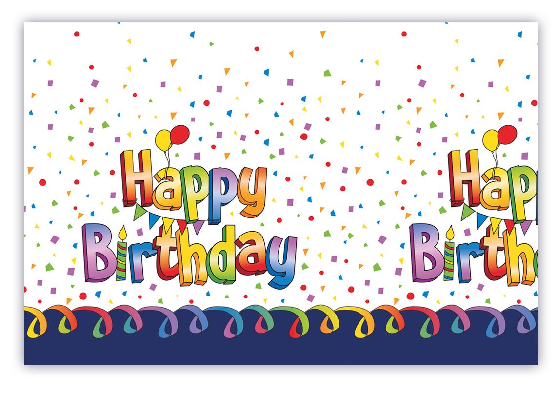 Happy Birthday Tafelkleed 1,8m
