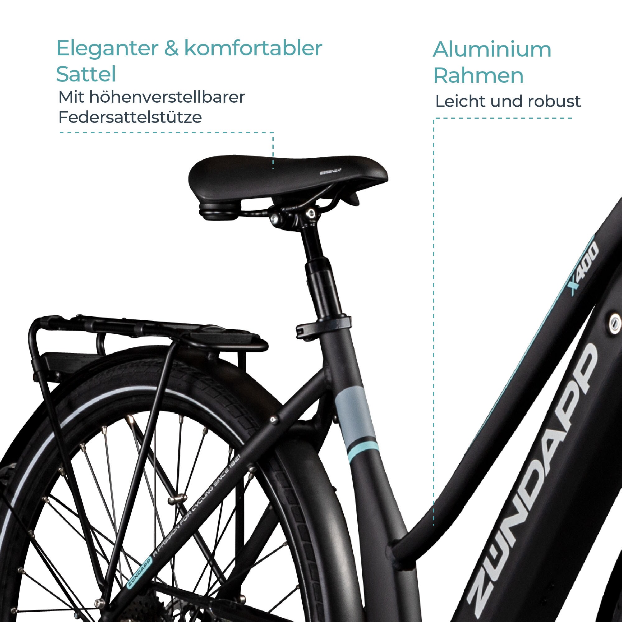 Zündapp X400 E Bike Trekkingrad 28 Zoll E Fahrrad 155 - 170 cm Pedelec Bosch